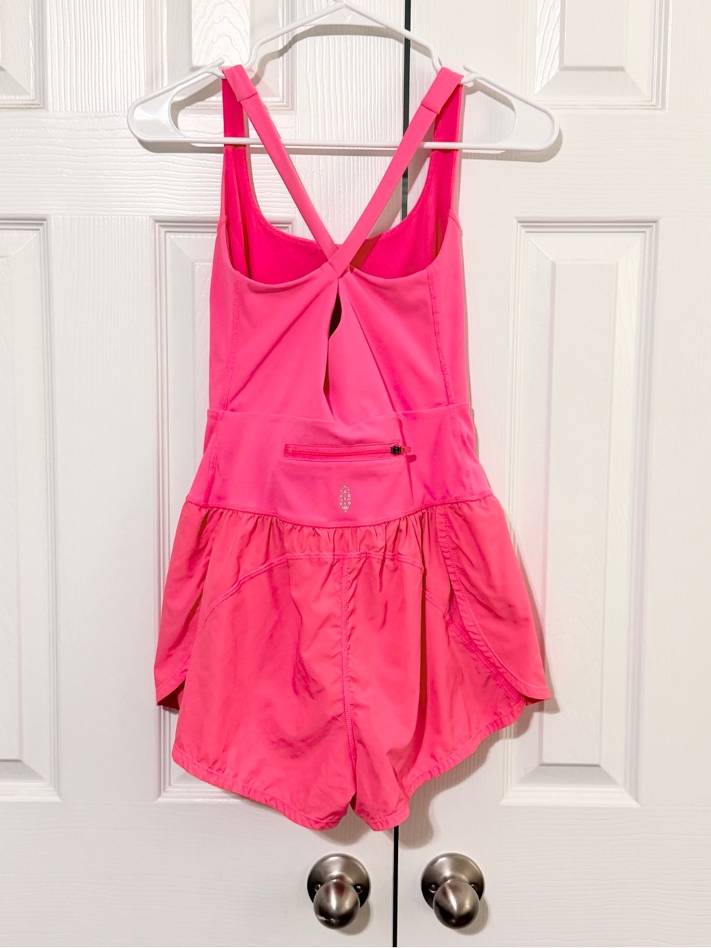 FP Movement by Free People Hot Pink Runsie Athletic Romper - Picture 2 of 2
